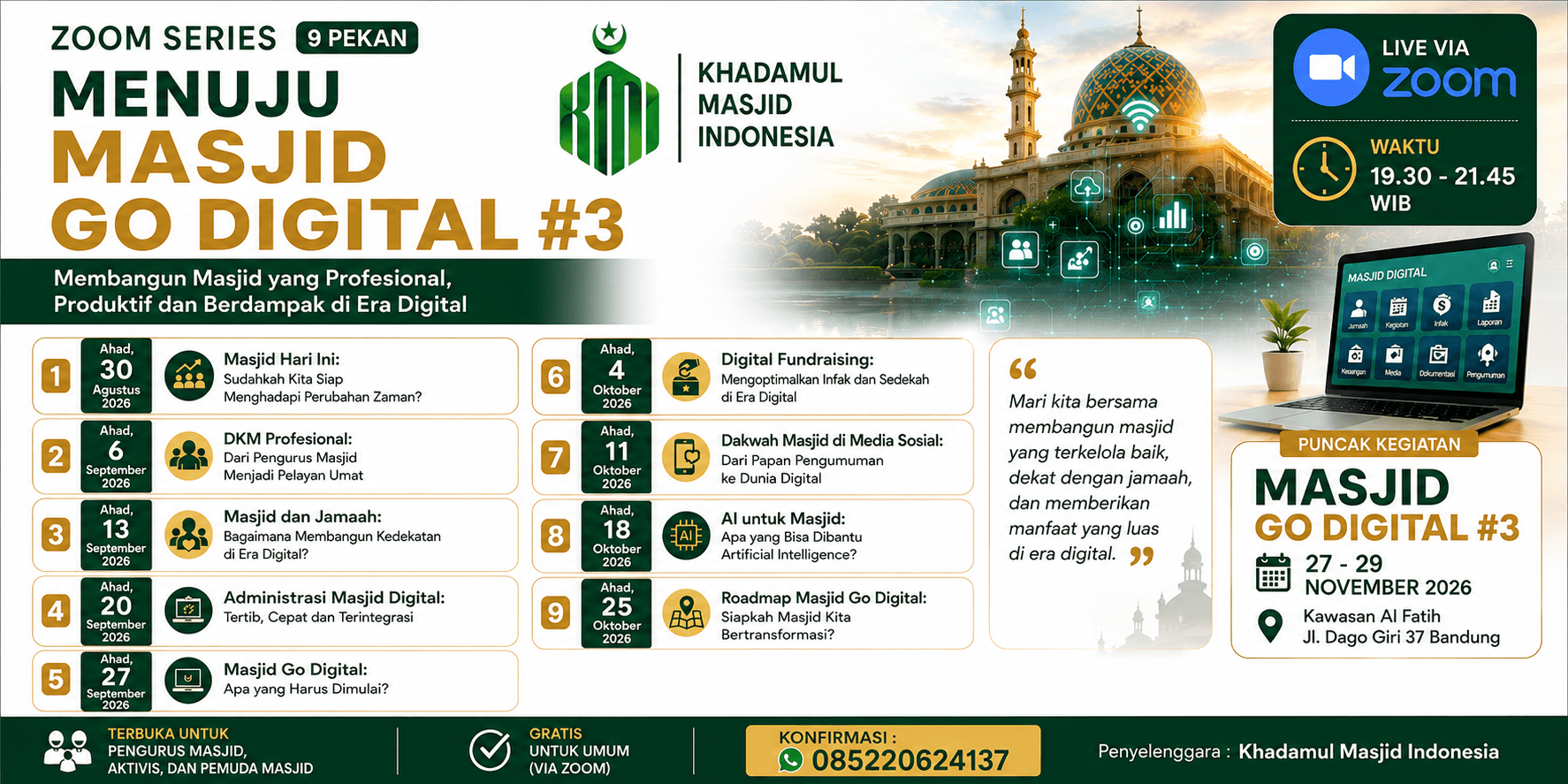 Pelatihan Masjid Go Digital #3